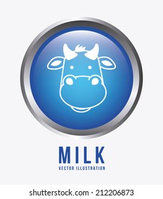 milk design over  white background vector illustration