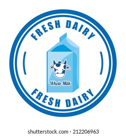 milk design over white  background vector illustration