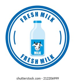 milk design over white  background vector illustration