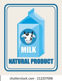 milk design over white background vector illustration