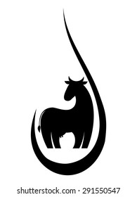 Milk design template. Vector Illustration