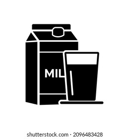 milk drink icon, milk drink vector sign symbol