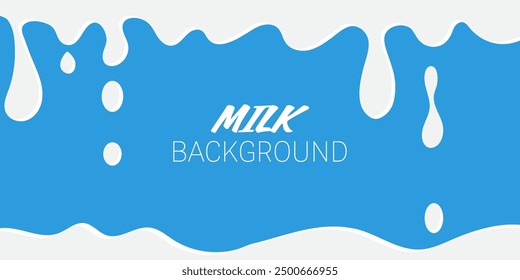 Milk drops background vector illustration