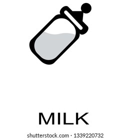 milk flat icon