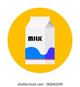 Milk flat icon
