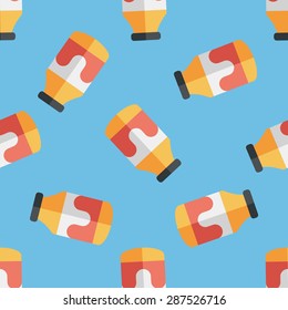 milk flat icon,eps10 seamless pattern background