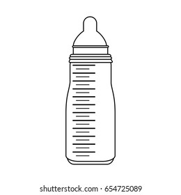 milk formula bottle baby or shower related  icon image 