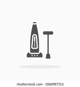 Milk Frother icon. Solid black style. Vector illustration. Enjoy this icon for your project.