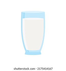 milk glass icon isolated flat