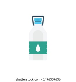 milk glyph flat vector icon
