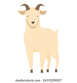 Milk goat animal icon cartoon vector. Jug sheep dairy. Nature liquid