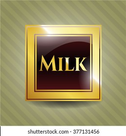Milk gold emblem