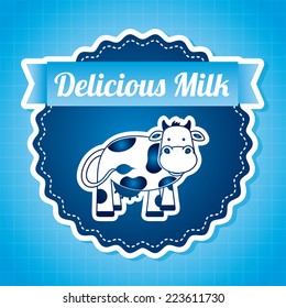 milk graphic design , vector illustration