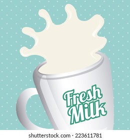 milk graphic design , vector illustration