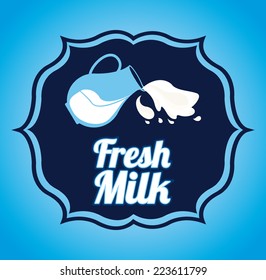 milk graphic design , vector illustration