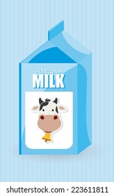 milk graphic design , vector illustration