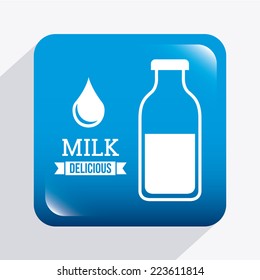 milk graphic design , vector illustration