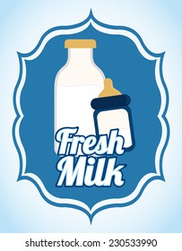 milk graphic design , vector illustration