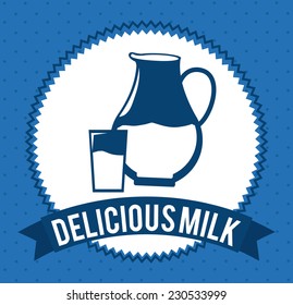 milk graphic design , vector illustration