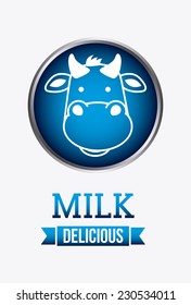 milk graphic design , vector illustration