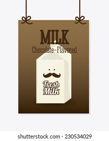 milk graphic design , vector illustration