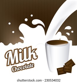 milk graphic design , vector illustration
