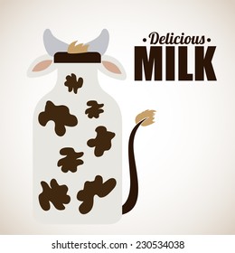 milk graphic design , vector illustration