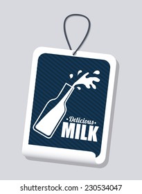 milk graphic design , vector illustration