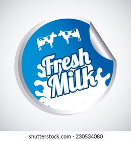 milk graphic design , vector illustration