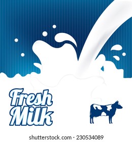 milk graphic design , vector illustration