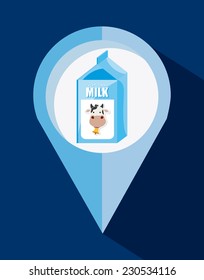 milk graphic design , vector illustration