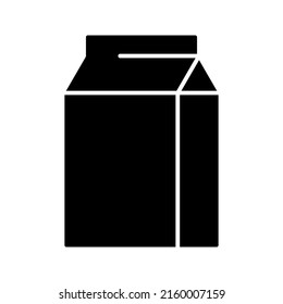Milchsymbol. Milchkastenzeichen. Vektorgrafik