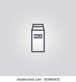 milk icon. icon design