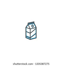 Milk icon design. Gastronomy icon vector illustration design