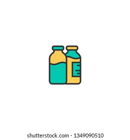 Milk icon design. Gastronomy icon vector illustration