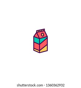 Milk icon design. Gastronomy icon vector illustration