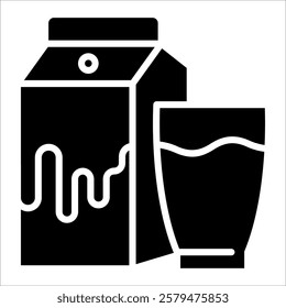 Milk Icon Element For Design