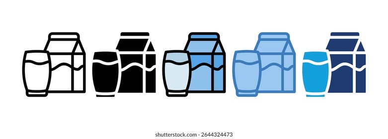 Milk Icon Element For Design