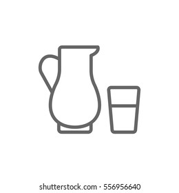 Milk Icon Flat.