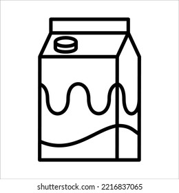 Milk Icon Logo Design Vector Template Illustration Sign And Symbol