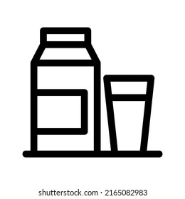 milk icon or logo isolated sign symbol vector illustration - high quality black style vector icons
