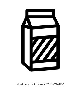 milk icon or logo isolated sign symbol vector illustration - high quality black style vector icons
