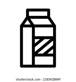 milk icon or logo isolated sign symbol vector illustration - high quality black style vector icons
