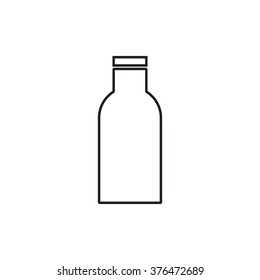 milk icon on white background