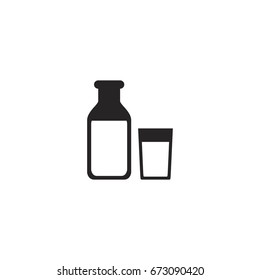 milk icon. sign design