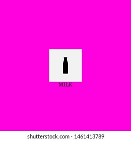 milk icon sign signifier vector