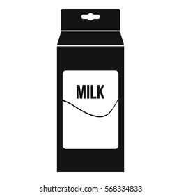 Milk icon. Simple illustration of milk vector icon for web