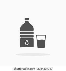 Milk icon. Solid or Glyph style. Vector illustration. Enjoy this icon for your project.