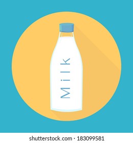 milk icon vector