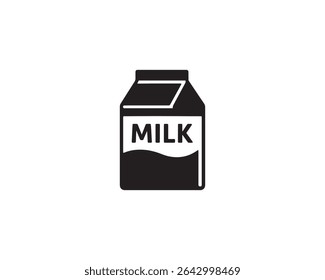 Milk icon vector design art illustration